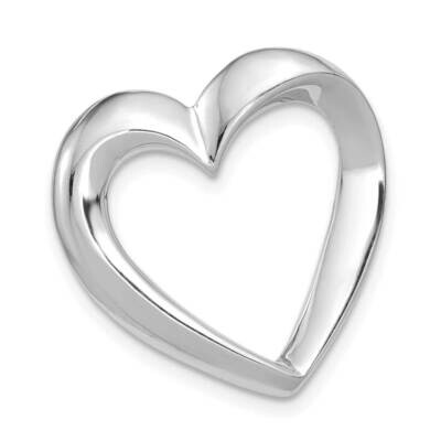 Heart Slide 14k White Gold SL224W, MPN: SL224W, 196904098615