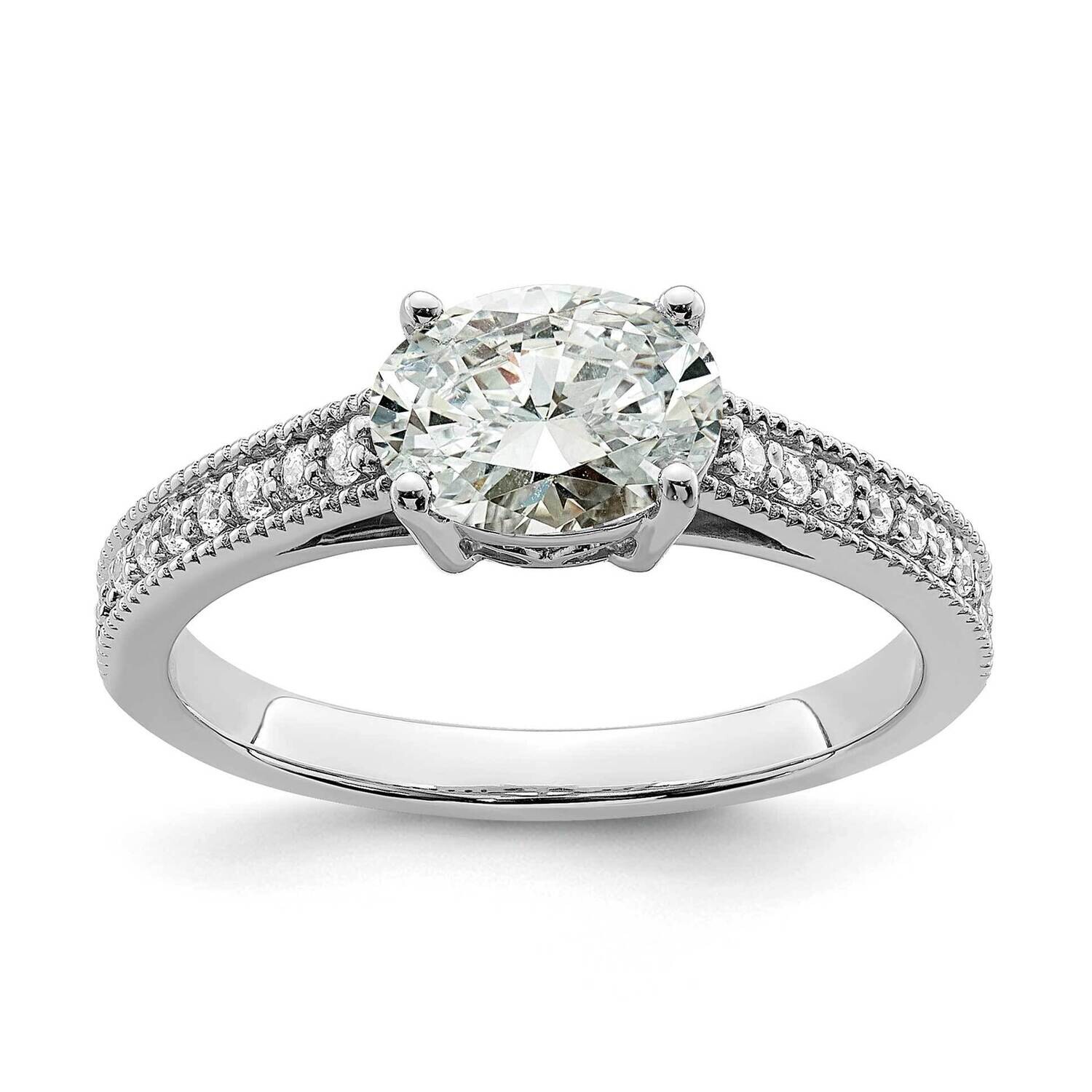 Diamond Si1/Si2 G H I Semi-Mnt. Oval East/West Rin 14k White Gold RM7882E-200-WLG, MPN: RM7882E-200…