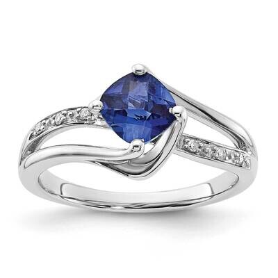 1-6X6 Anc Created Sapphire 6 200&#39; Rd Dias Stone:A Mel:S45 RLS5894/CRSA-SSAS45, MPN: RLS5894/CRSA-SS…