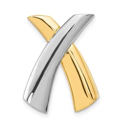 X Slide 14k Two-Tone Gold SL643, MPN: SL643,