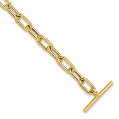 Fancy Toggle Link Bracelet 7.5 Inch 14k Polished Gold SF2970-7.5, MPN: SF2970-7.5,