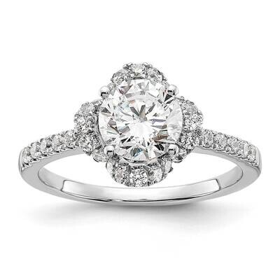 Diamond Si1/Si2 G H I Round Semi-Mount Eng. Rin 14k White Gold RM7989E-200-WLG, MPN: RM7989E-200-WL…