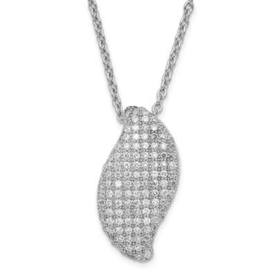 &amp; CZ Brilliant Embers 2 Inch Extension Necklace Sterling Silver QMP877-18, MPN: QMP877-18, 88677432…