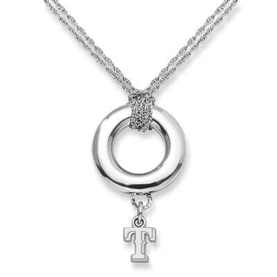 Texas Rangers T 3/8 On Halo Necklace Sterling Silver RAN016HALO-SS, MPN: RAN016HALO-SS, 634401994578