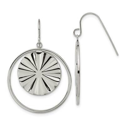 Chisel Polished Dangle Shepherd Hook Earrings Stainless Steel SRE1595 by Chisel, MPN: SRE1595, 8839…