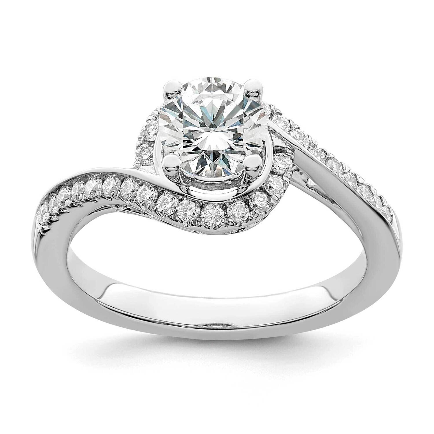 Diamond Si1/Si2 G H I Semi-Mount Engagement Rin 14k White Gold RM2406E-075-7WLG, MPN: RM2406E-075-7…