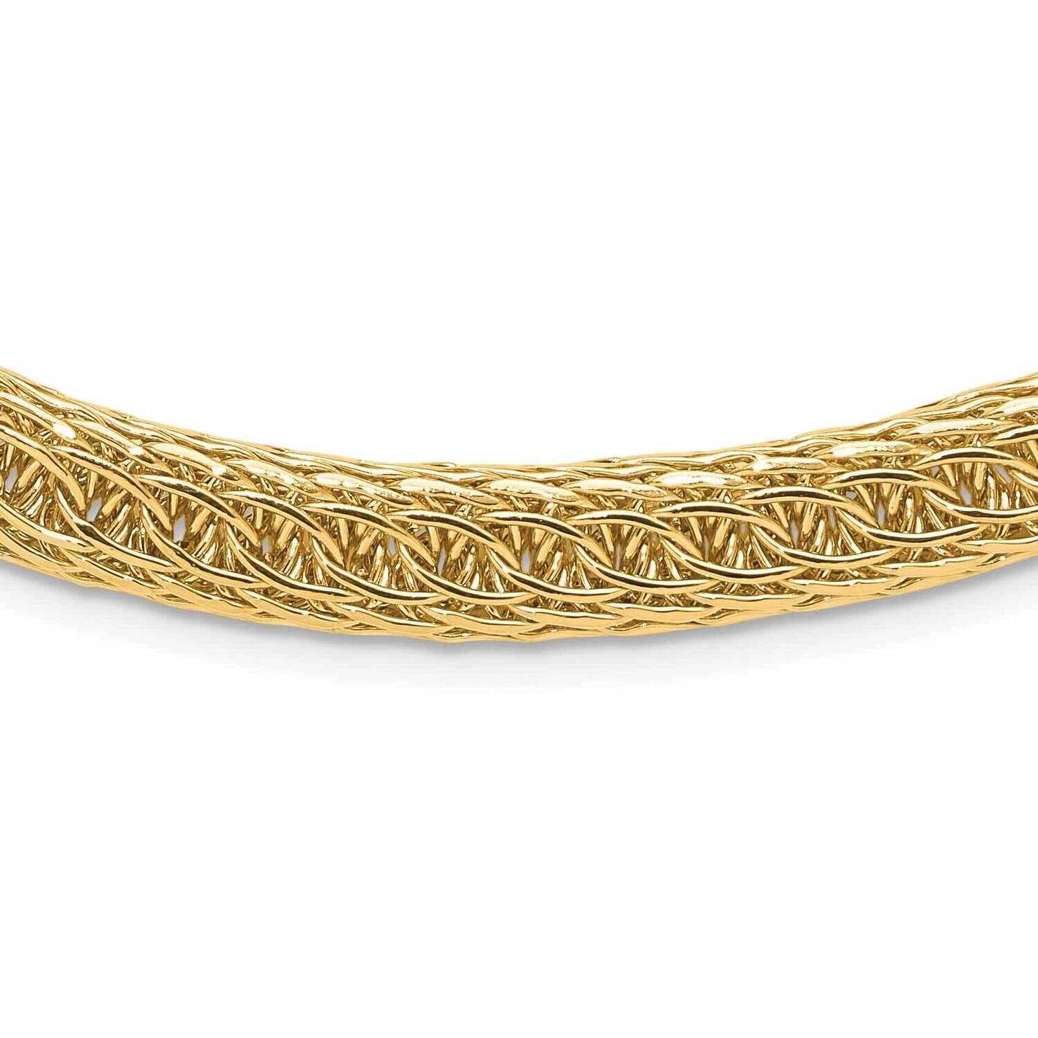 8.00mm Fancy Multi-Link Necklace 14k Gold SF2967-18, MPN: SF2967-18,