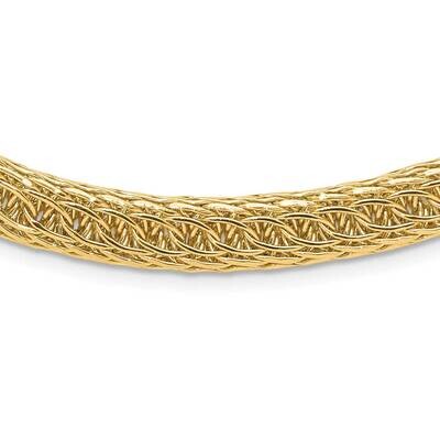 8.00mm Fancy Multi-Link Necklace 14k Gold SF2967-18, MPN: SF2967-18,
