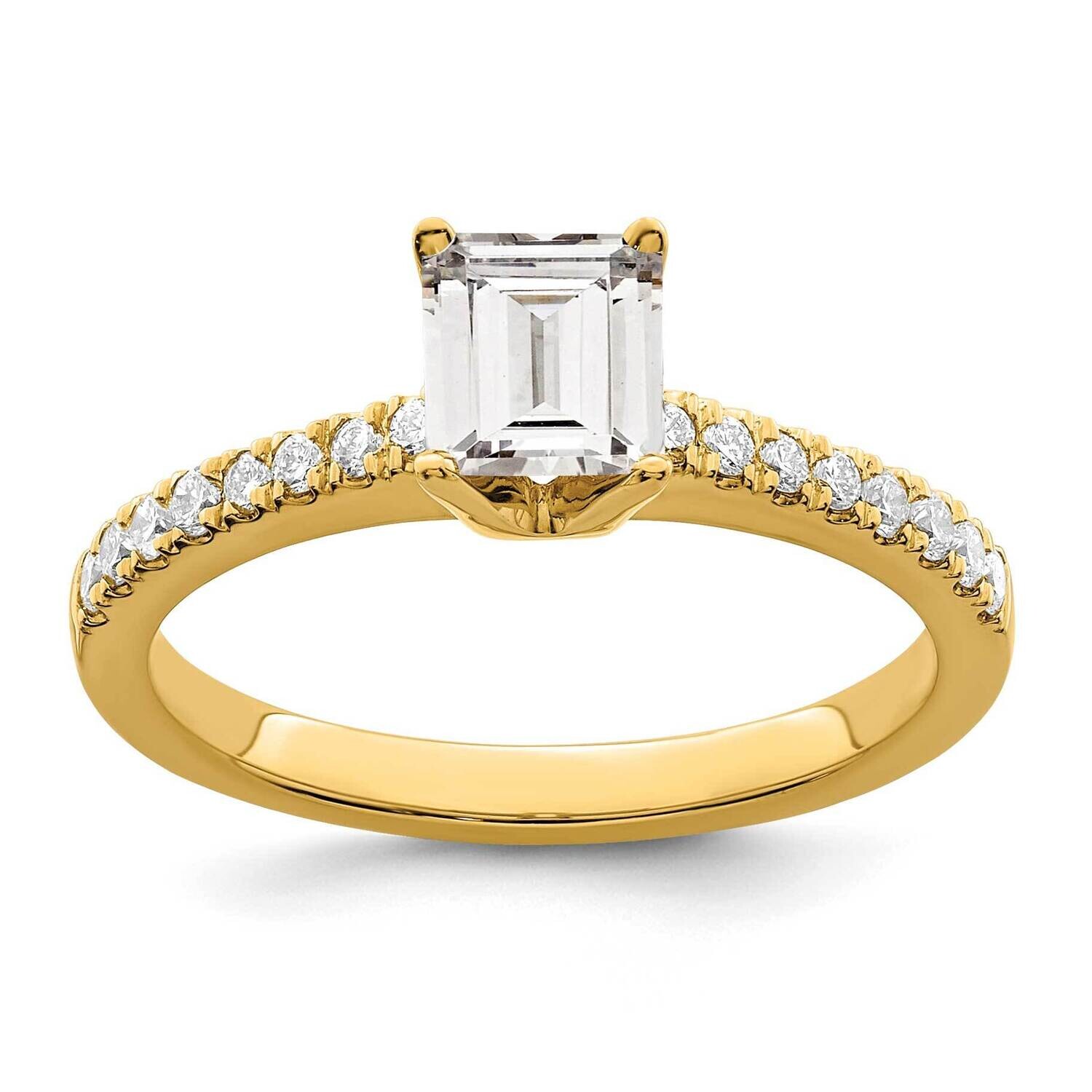 True Origin Diamond Vs/Si D E F Semi-Mount Engagement Rin 14k Gold RM2643E-050-YLD