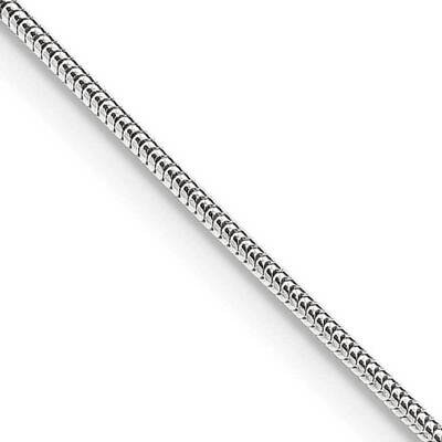 1mm Round Snake Chain 22 Inch Sterling Silver QSNL030-22, MPN: QSNL030-22,