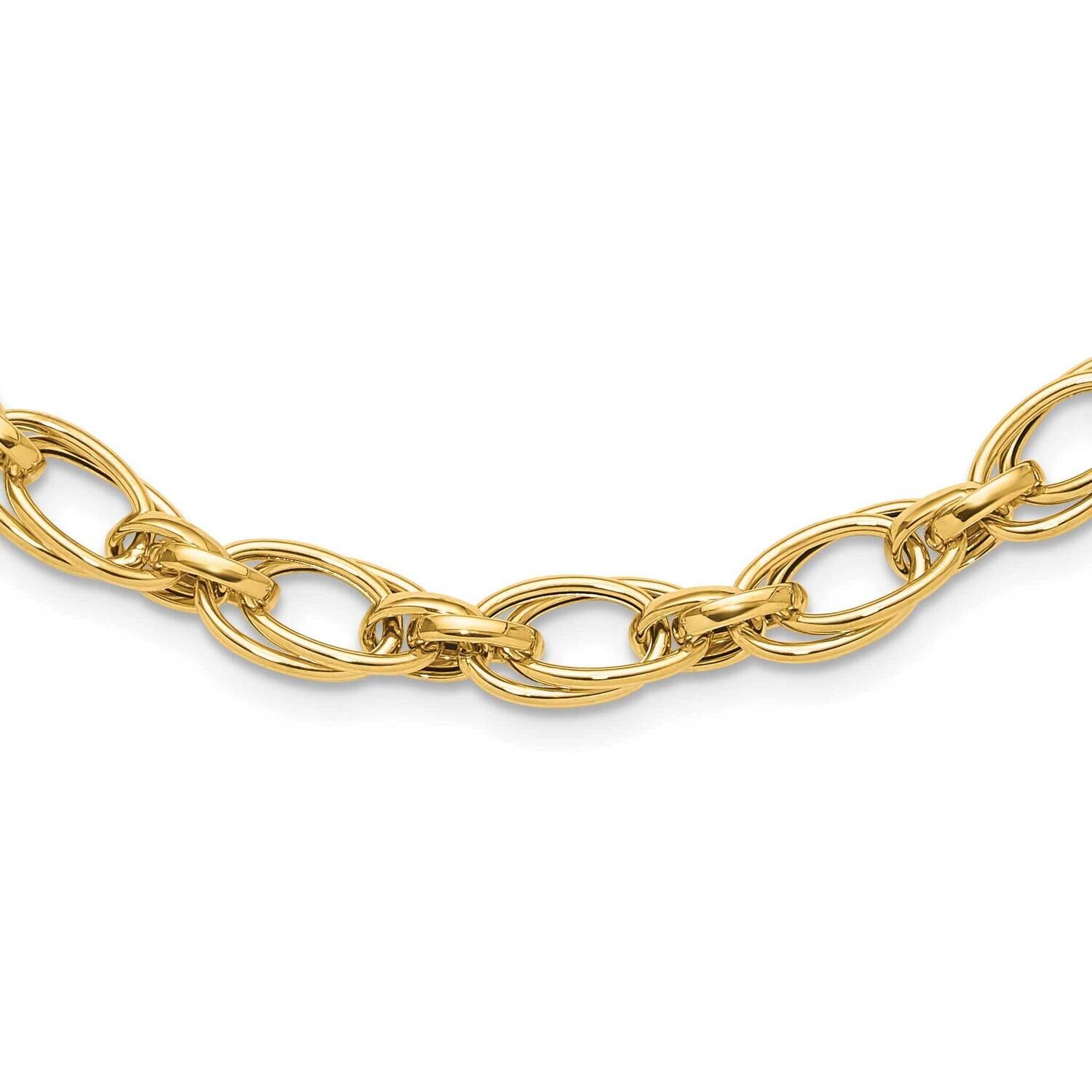 18.5 Inch Fancy Necklace 14k Polished Gold SF3005-18.5, MPN: SF3005-18.5,