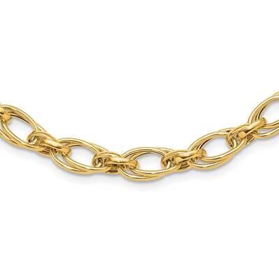 18.5 Inch Fancy Necklace 14k Polished Gold SF3005-18.5, MPN: SF3005-18.5,