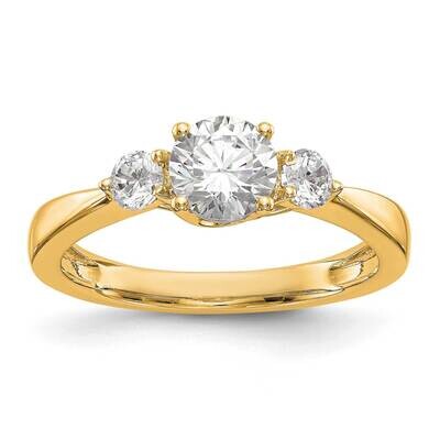 3-Stone Engagement Mounting 14k Gold RM2958E-075-Y, MPN: RM2958E-075-Y,