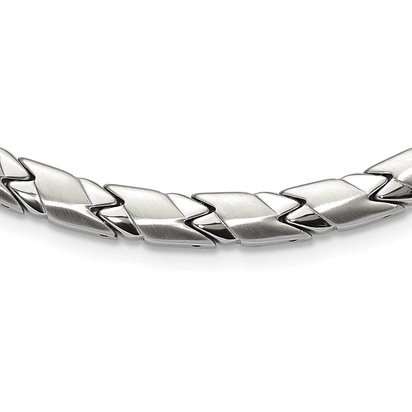 Chisel Brushed Polished 19 Inch Necklace Stainless Steel SRN1837-19 by Chisel, MPN: SRN1837-19, 191…