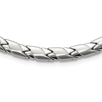 Chisel Brushed Polished 19 Inch Necklace Stainless Steel SRN1837-19 by Chisel, MPN: SRN1837-19, 191…