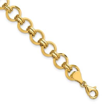 Circle Link Bracelet 7.5 Inch 14k Polished Gold SF2617-7.5, MPN: SF2617-7.5,