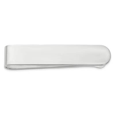 Polished Money Clip Sterling Silver Rhodium-Plated QQ663 by Men&#39;s Jewelry and Accessories, MPN: QQ6…
