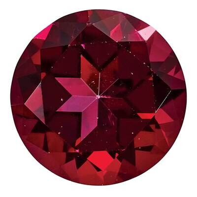 Topaz Blazing Red 1.25mm Round Natural Brilliance TP-0125-RDF-RB, MPN: TP-0125-RDF-RB,