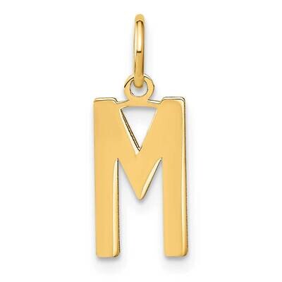 Letter M Initial Pendant 14k Gold XNA1336Y/M, MPN: XNA1336Y/M, 196904071632