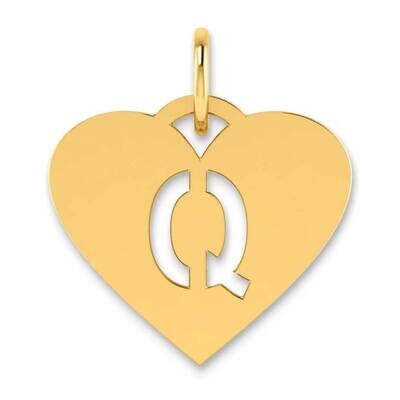 Initial Letter Q Initial Charm 14k Gold XNA1338Y/Q, MPN: XNA1338Y/Q, 196904074008