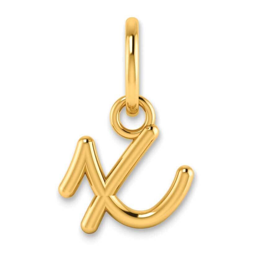 Lower Case Letter X Initial Charm 14k Gold XNA1307Y/X, MPN: XNA1307Y/X,