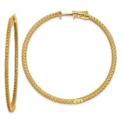 Round Hoop Safety Clasp Earring Mountings 14k Gold XE1986, MPN: XE1986, 191101637568