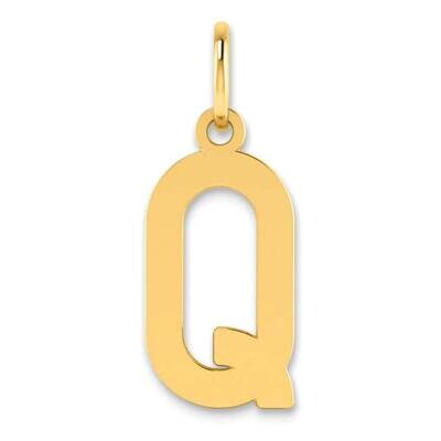 Letter Q Initial Pendant 14k Gold XNA1336Y/Q, MPN: XNA1336Y/Q, 196904070031