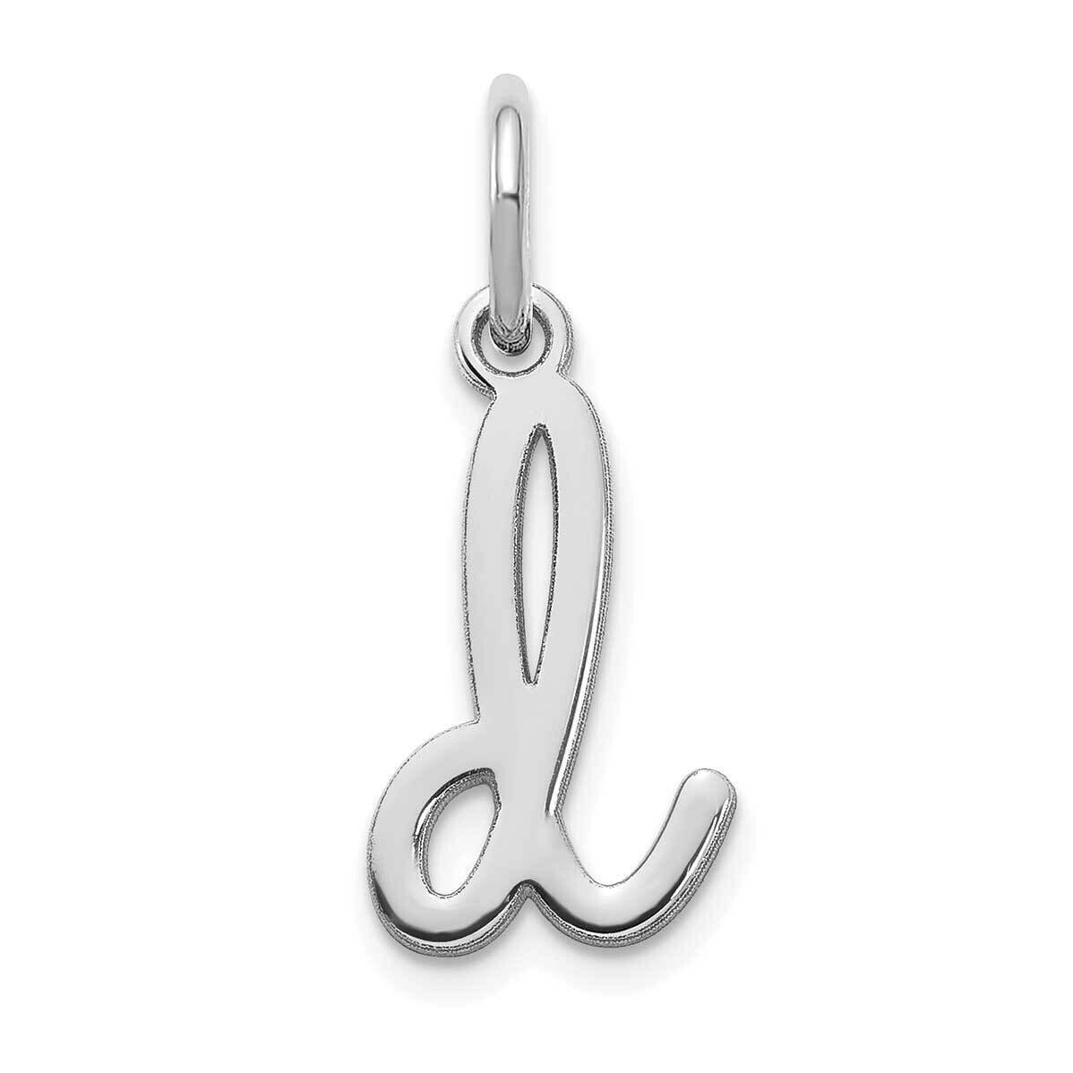 Lower Case Letter D Initial Charm 14k White Gold XNA1307W/D, MPN: XNA1307W/D, 196904076965