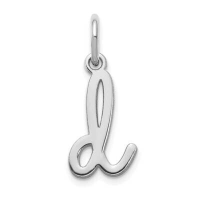Lower Case Letter D Initial Charm 14k White Gold XNA1307W/D, MPN: XNA1307W/D, 196904076965