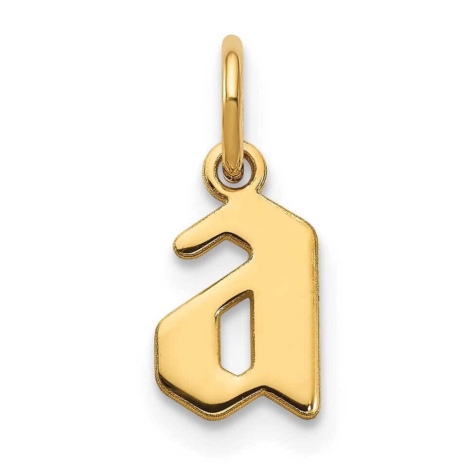 Lower Case Letter A Initial Pendant 14k Gold XNA1383Y/A, MPN: XNA1383Y/A, 196904072585