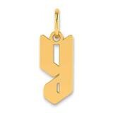 Lowercase Letter Y Initial Pendant 14k Gold XNA1383Y/Y, MPN: XNA1383Y/Y, 196904069004