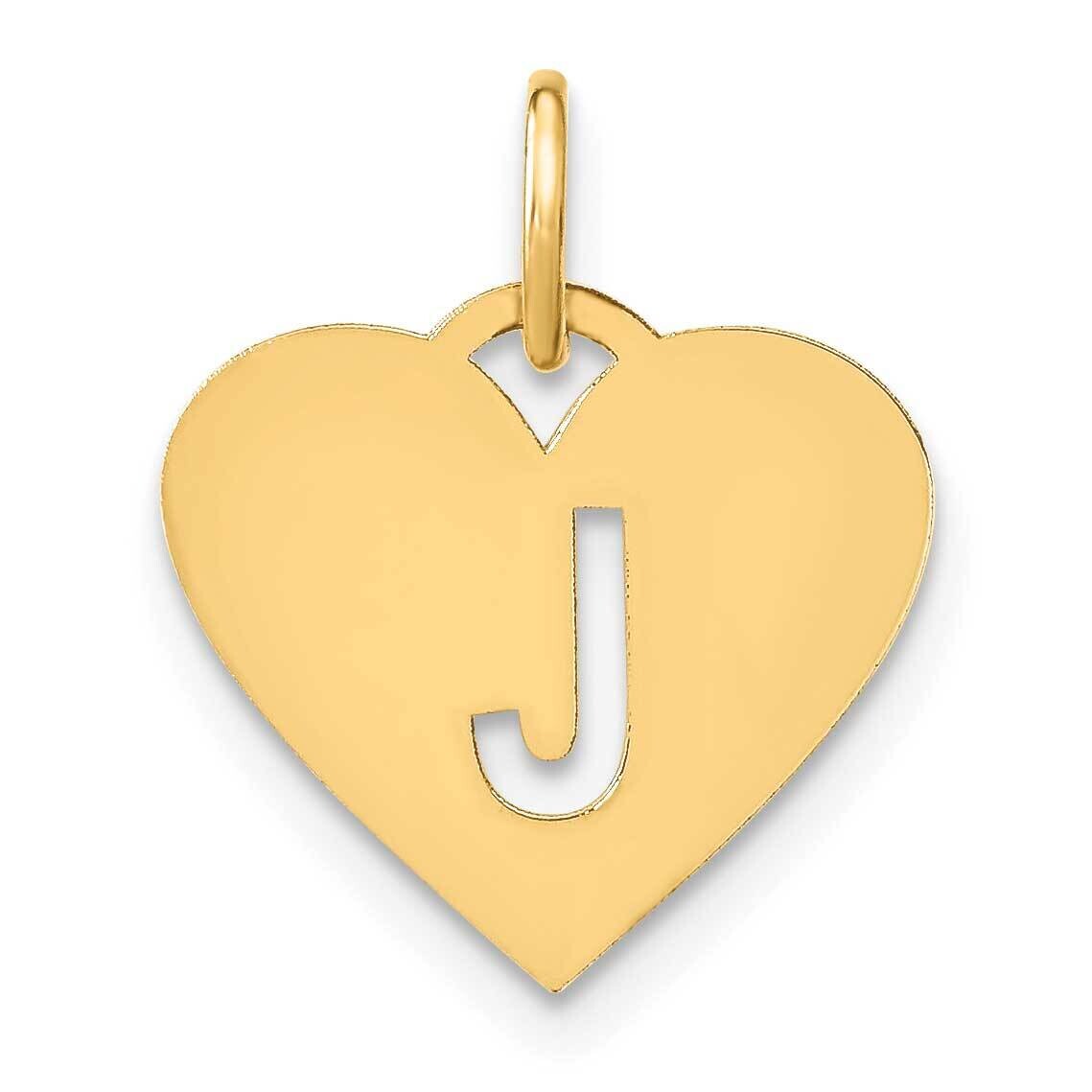 Initial Letter J Initial Charm 14k Gold XNA1338Y/J