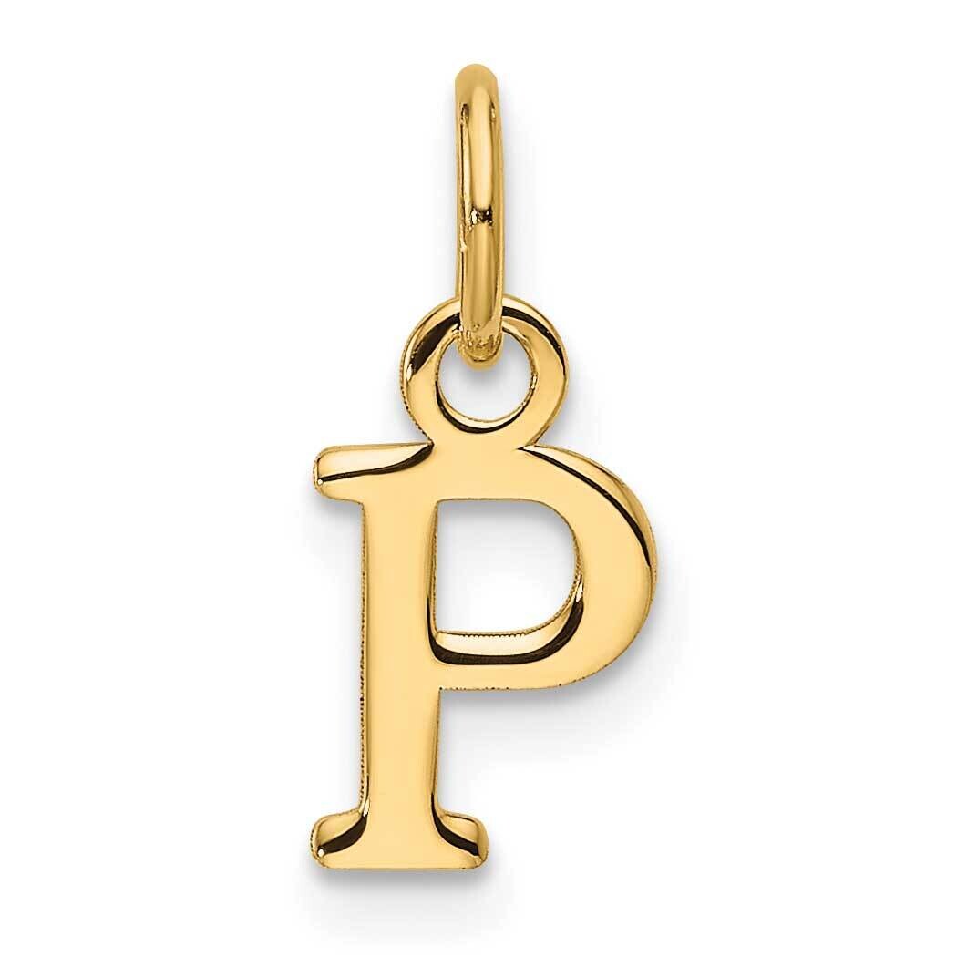 Cutout Letter P Initial Pendant 14k Gold XNA1466Y/P, MPN: XNA1466Y/P,