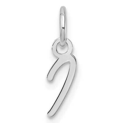 Uppercase Letter I Initial Charm 14k White Gold XNA1467W/I, MPN: XNA1467W/I,