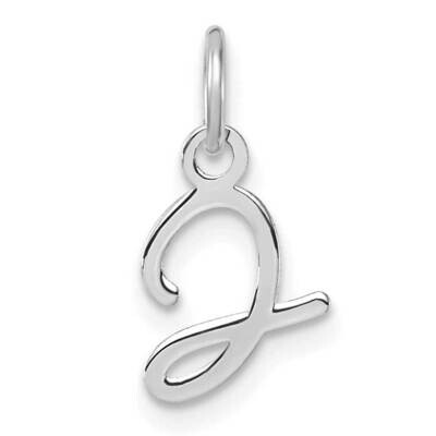 Uppercase Letter J Initial Charm 14k White Gold XNA1467W/J, MPN: XNA1467W/J,