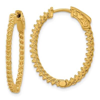Oval Hoop Safety Clasp Earring Mountings 14k Gold XE2019, MPN: XE2019, 191101638169