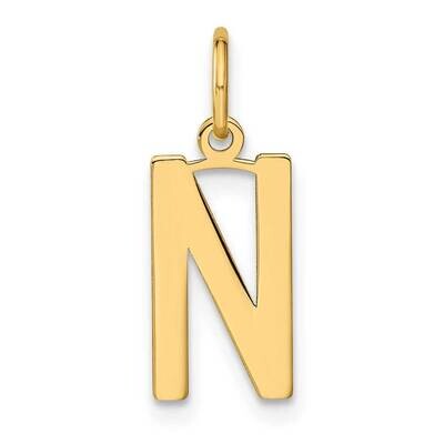 Letter N Initial Pendant 14k Gold XNA1336Y/N, MPN: XNA1336Y/N, 196904068915