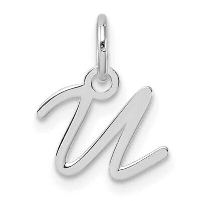 Uppercase Letter U Initial Charm 14k White Gold XNA1467W/U, MPN: XNA1467W/U,