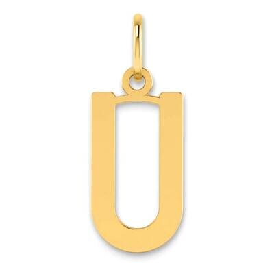 Letter U Initial Pendant 14k Gold XNA1336Y/U, MPN: XNA1336Y/U, 196904070871