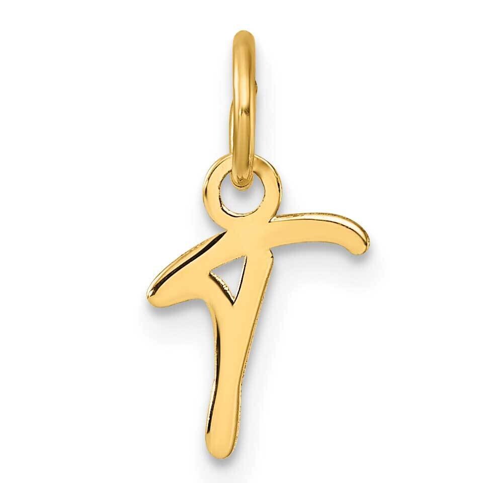 Uppercase Letter T Initial Charm 14k Gold XNA1467Y/T, MPN: XNA1467Y/T,