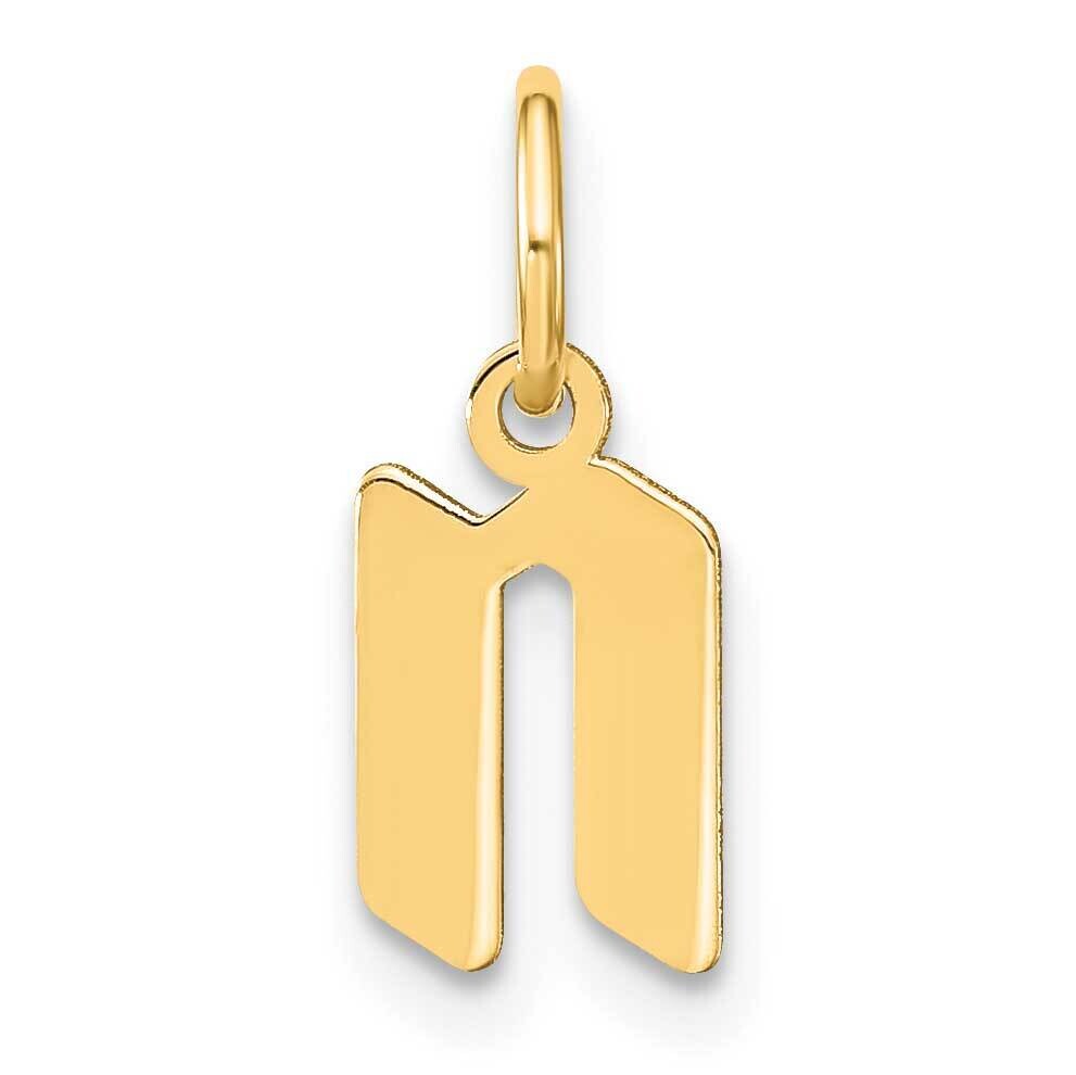 Lowercase Letter N Initial Pendant 14k Gold XNA1383Y/N, MPN: XNA1383Y/N, 196904070215