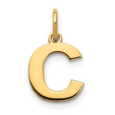 Letter C Initial Pendant 14k Gold XNA1337Y/C, MPN: XNA1337Y/C, 196904072509