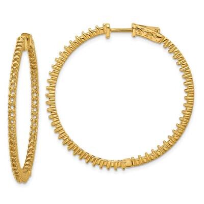 Round Hoop Safety Clasp Earring Mountings 14k Gold XE1992, MPN: XE1992, 191101637681