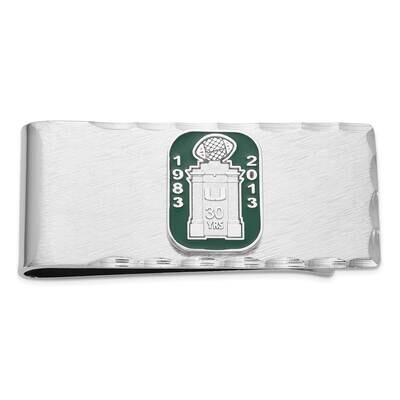 Univ Of Miami 30 Year Bcs Trophy 1983-2013 Money Clip Sterling Silver UMF042EMC-SS, MPN: UMF042EMC-…