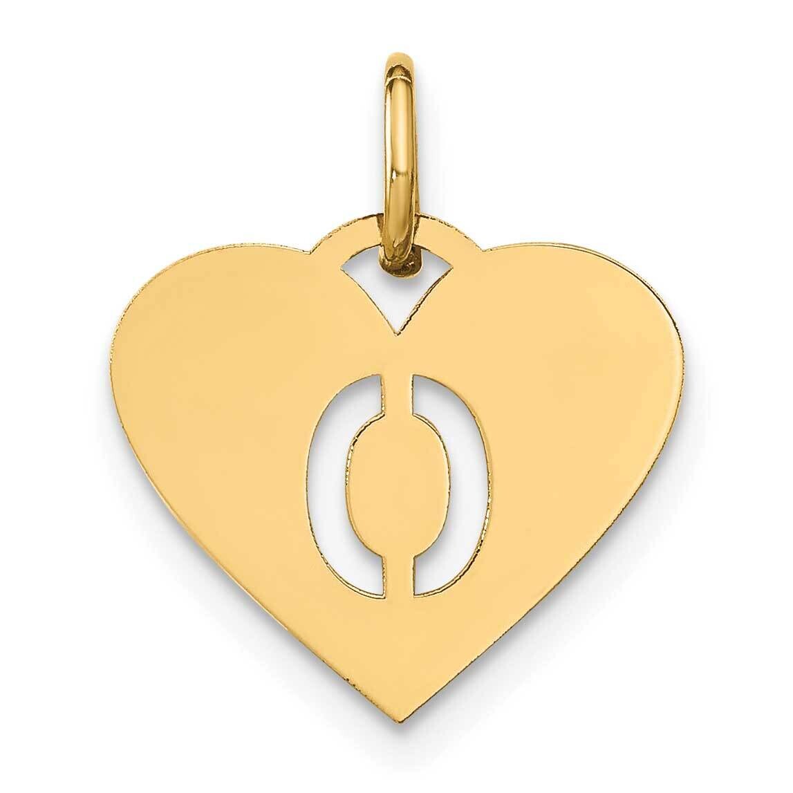 Initial Letter O Initial Charm 14k Gold XNA1338Y/O, MPN: XNA1338Y/O, 196904070918