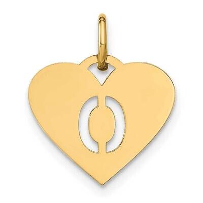 Initial Letter O Initial Charm 14k Gold XNA1338Y/O, MPN: XNA1338Y/O, 196904070918