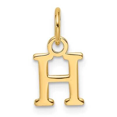Cutout Letter H Initial Pendant 14k Gold XNA1466Y/H, MPN: XNA1466Y/H,