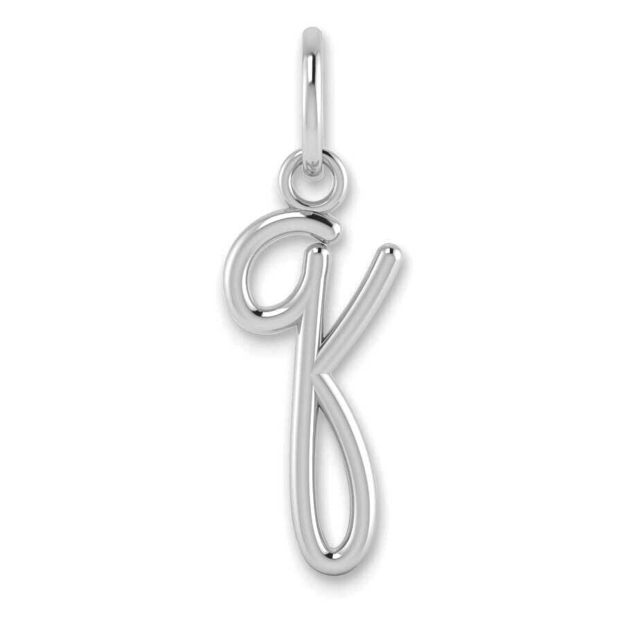 Lower Case Letter Q Initial Charm 14k White Gold XNA1307W/Q, MPN: XNA1307W/Q, 196904077290