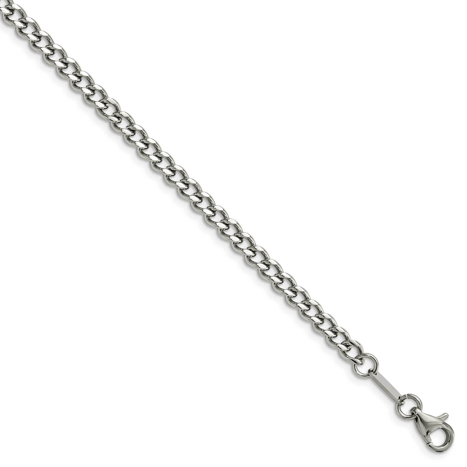 4.5mm Curb Chain 24 Inch Stainless Steel SRN735-24, MPN: SRN735-24, 886774406305