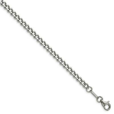 4.5mm Curb Chain 24 Inch Stainless Steel SRN735-24, MPN: SRN735-24, 886774406305